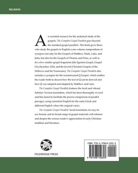 Produktbild: Complete Gospel Parallels