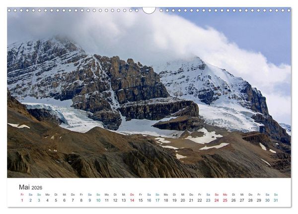 Produktbild: Icefields Parkway in Kanada (Wandkalender 2026 DIN A3 quer), CALVENDO Monatskalender