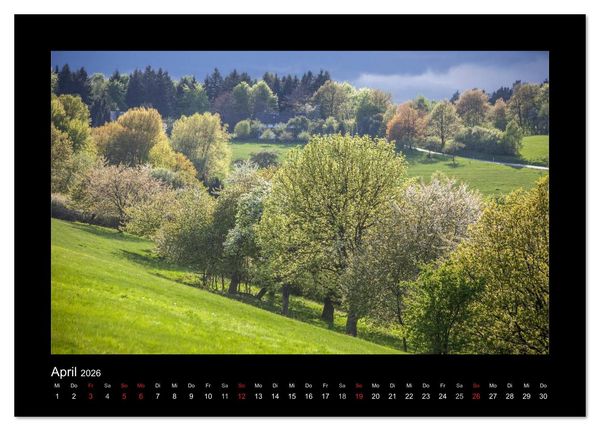 Produktbild: Taunus (Tischkalender 2026 DIN A5 quer), CALVENDO Monatskalender