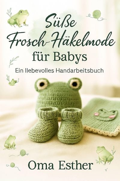 Produktbild: S&uuml;&szlig;e Frosch-H&auml;kelmode f&uuml;r Babys