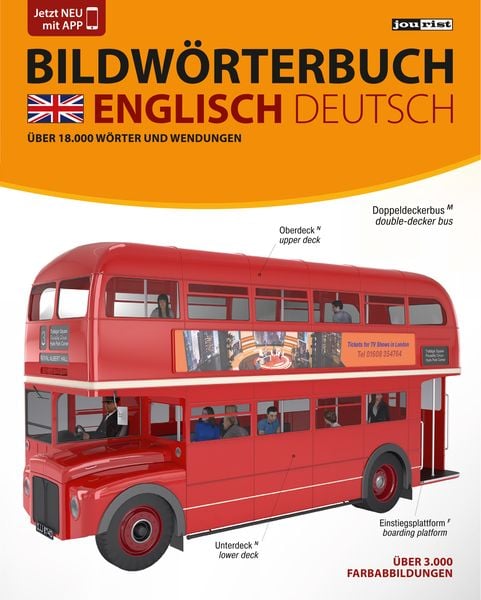 Produktbild: JOURIST Bildw&ouml;rterbuch Englisch-Deutsch: 18.000 W&ouml;rter und Wendungen