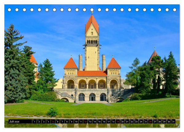 Produktbild: Reise durch Leipzig (Tischkalender 2026 DIN A5 quer), CALVENDO Monatskalender