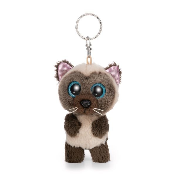 NICI Schlüsselanhänger GLUBSCHIS Siamkatze Selma beige 9cm