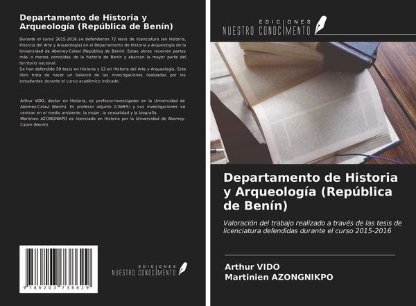 Produktbild: Departamento de Historia y Arqueolog&iacute;a (Rep&uacute;blica de Ben&iacute;n)