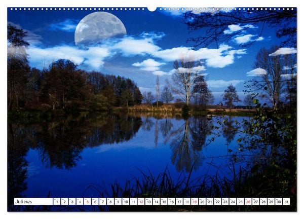 Produktbild: Tr&auml;ume im Mondlicht (Wandkalender 2026 DIN A2 quer), CALVENDO Monatskalender