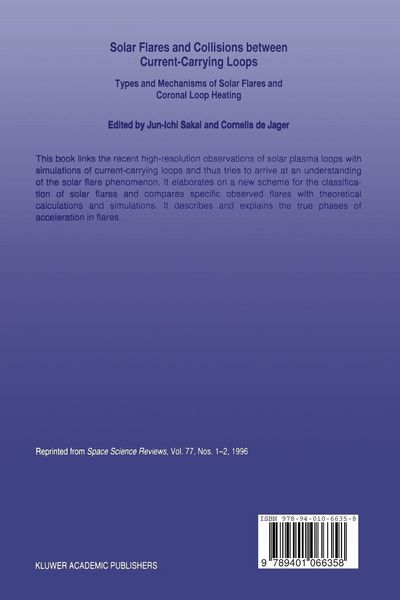 Produktbild: Solar Flares and Collisions between Current-Carrying Loops