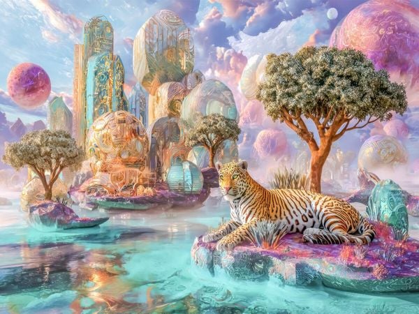 CALVENDO Puzzle Surreale wunderliche Landschaften | 1000 Teile Lege-Größe 64x48cm Foto-Puzzle für glückliche Stunden