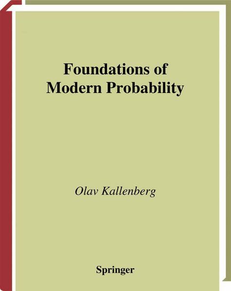 Produktbild: Foundations of Modern Probability