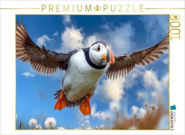 Produktbild: CALVENDO Puzzle Anflug auf die Klippe | 1000 Teile Lege-Gr&ouml;&szlig;e 64x48cm Foto-Puzzle f&uuml;r gl&uuml;ckliche Stunden