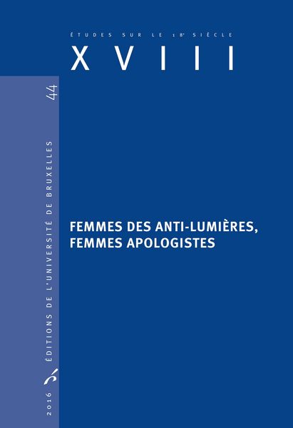 Produktbild: Femmes des anti-Lumi&egrave;res, femmes apologistes
