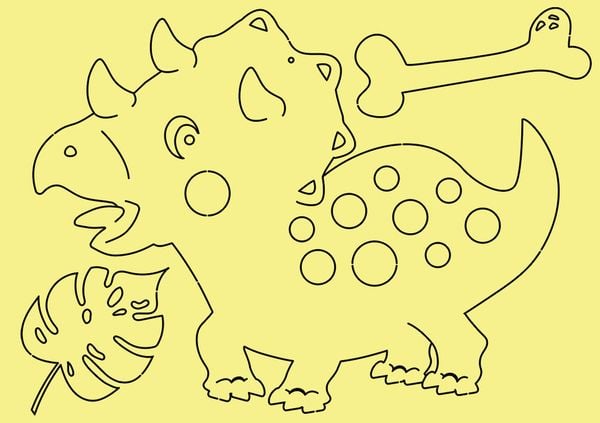 Produktbild: Pompon Art "Dinos"
