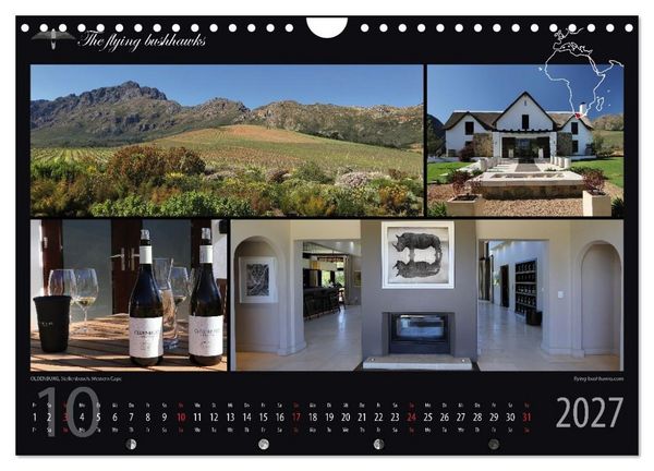 Produktbild: Wein & Architektur 2027 (Wandkalender 2027 DIN A4 quer), CALVENDO Monatskalender