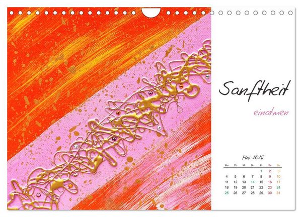 Produktbild: SeelenFreudeBilder - Strahlende Impulse zum Loslassen und Tr&auml;umen (Wandkalender 2026 DIN A4 quer), CALVENDO Monatskalender