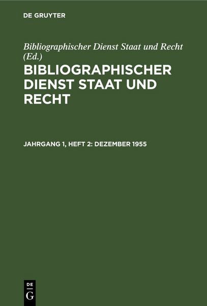 Produktbild: Dezember 1955