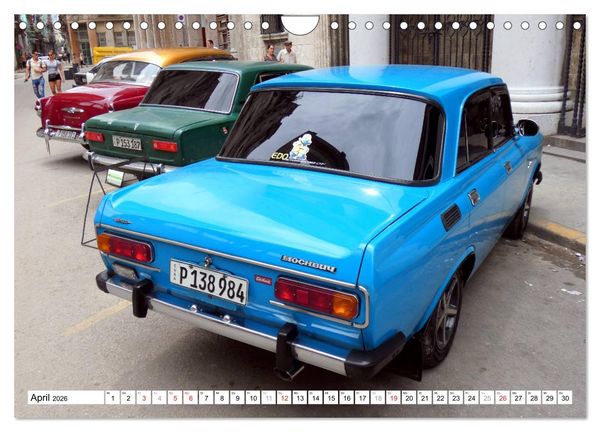 Produktbild: MOSKWITSCH - Auto-Legende der UdSSR (Wandkalender 2026 DIN A4 quer), CALVENDO Monatskalender
