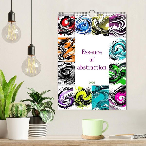 Produktbild: Essence of abstraction (Wall Calendar 2026 DIN A4 portrait), CALVENDO 12 Month Wall Calendar