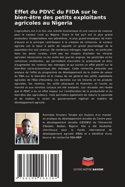 Produktbild: Effet du PDVC du FIDA sur le bien-&ecirc;tre des petits exploitants agricoles au Nigeria