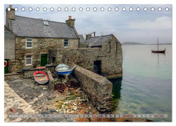 Produktbild: Wildes Shetland, die Wikinger-Inseln am Rande der Welt. (Tischkalender 2026 DIN A5 quer), CALVENDO Monatskalender