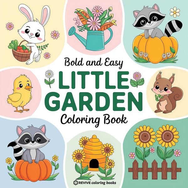 Produktbild: Bold & Easy Little Garden Coloring Book