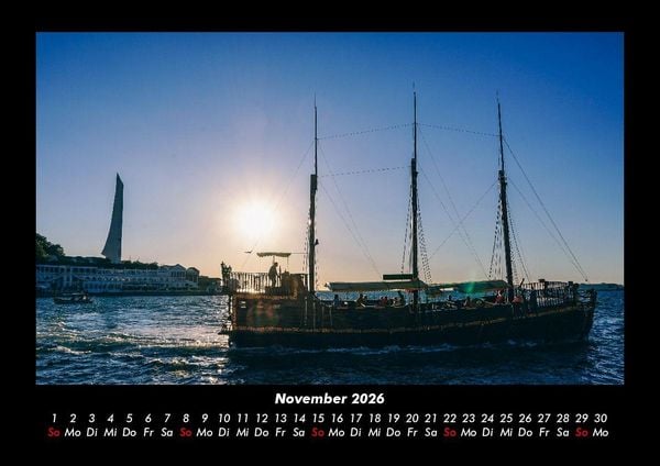 Produktbild: Boote und Segelschiffe 2026 Fotokalender DIN A3