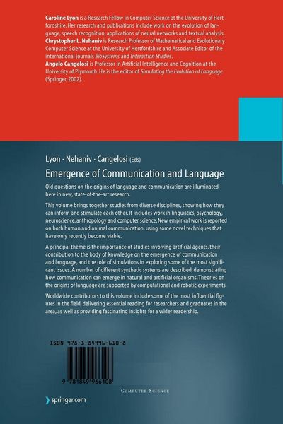 Produktbild: Emergence of Communication and Language