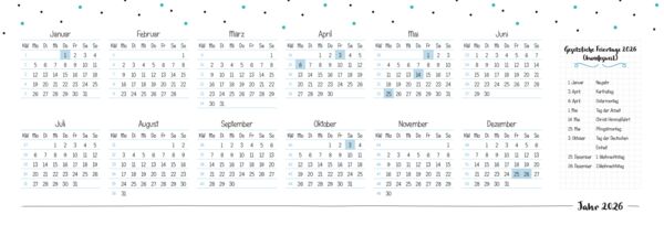 Produktbild: Der Kita-Tischkalender 2026/27