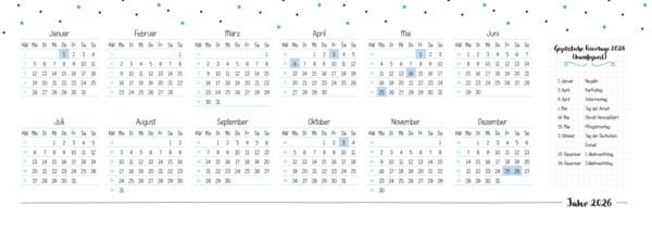 Produktbild: Der Kita-Tischkalender 2026/27