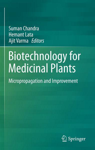Produktbild: Biotechnology for Medicinal Plants