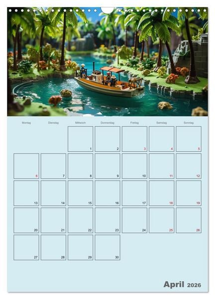 Produktbild: Schiffe, Fische und Piraten (Wandkalender 2026 DIN A3 hoch), CALVENDO Monatskalender