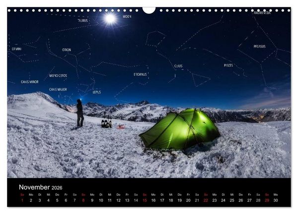 Produktbild: Sternensucher - Landschaft unter Sternen (Wandkalender 2026 DIN A3 quer), CALVENDO Monatskalender