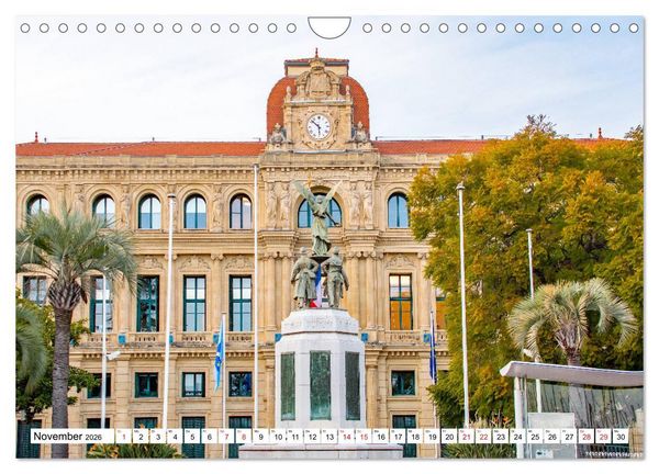 Produktbild: Cannes - idyllische Stadt an der C&ocirc;te d&rsquo;Azur (Wandkalender 2026 DIN A4 quer), CALVENDO Monatskalender