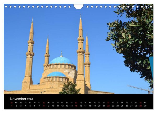 Produktbild: LIBANON 2026 (Wandkalender 2026 DIN A4 quer), CALVENDO Monatskalender