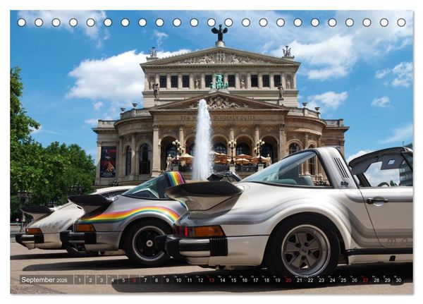 Produktbild: Ein Porsche muss es schon sein! (Tischkalender 2026 DIN A5 quer), CALVENDO Monatskalender