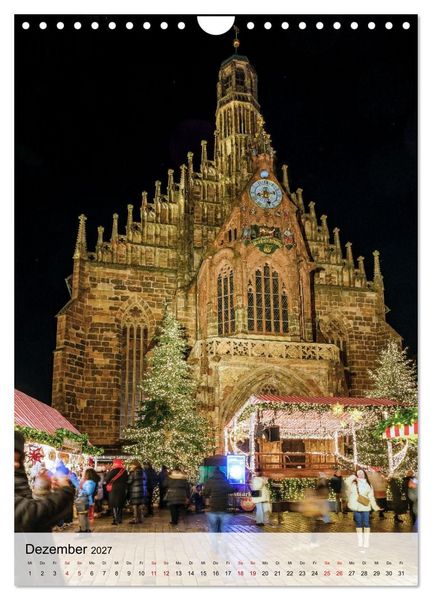 Produktbild: N&uuml;rnberg in Hochformat (Wandkalender 2027 DIN A4 hoch), CALVENDO Monatskalender