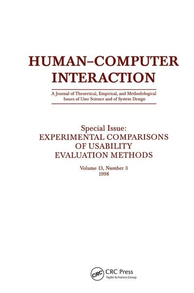 Produktbild: Experimental Comparisons of Usability Evaluation Methods