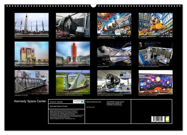 Produktbild: Kennedy Space Center (Wandkalender 2026 DIN A2 quer), CALVENDO Monatskalender