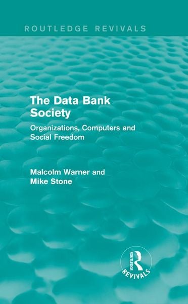 Produktbild: The Data Bank Society (Routledge Revivals)