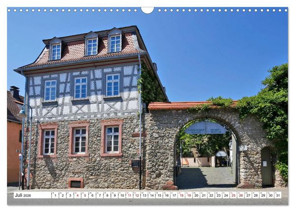 Produktbild: Fl&ouml;rsheim am Main vom Frankfurter Taxifahrer Petrus Bodenstaff (Wandkalender 2026 DIN A3 quer), CALVENDO Monatskalender