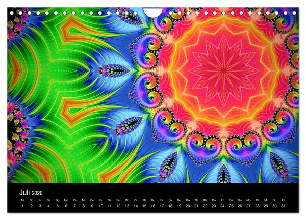 Produktbild: mandala-art (Wandkalender 2026 DIN A4 quer), CALVENDO Monatskalender