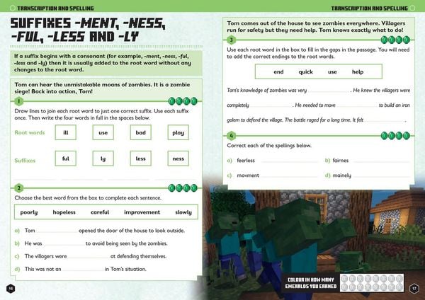 Produktbild: Minecraft English Ages 6-7