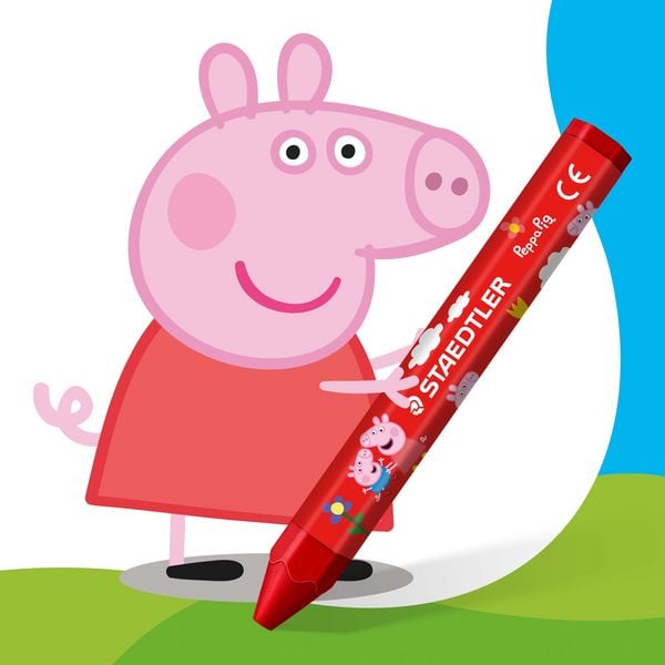 Produktbild: STADTLER Wachsmalstift Noris&reg; junior Peppa Pig - Wachsmalkreide im 6 Etui Noris&reg; junior 224
