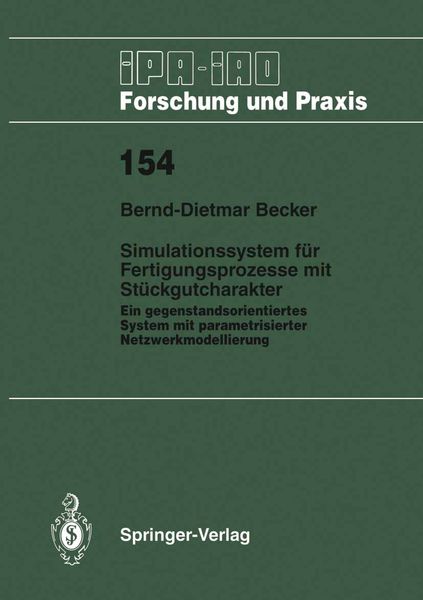 Produktbild: Simulationssystem f&uuml;r Fertigungsprozesse mit St&uuml;ckgutcharakter