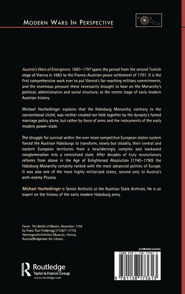 Produktbild: Austria's Wars of Emergence, 1683-1797