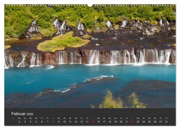 Produktbild: Island Highlights (hochwertiger Premium Wandkalender 2026 DIN A2 quer), Kunstdruck in Hochglanz