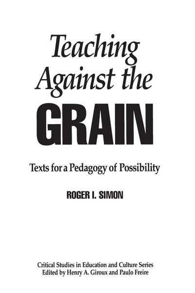 Produktbild: Teaching Against the Grain