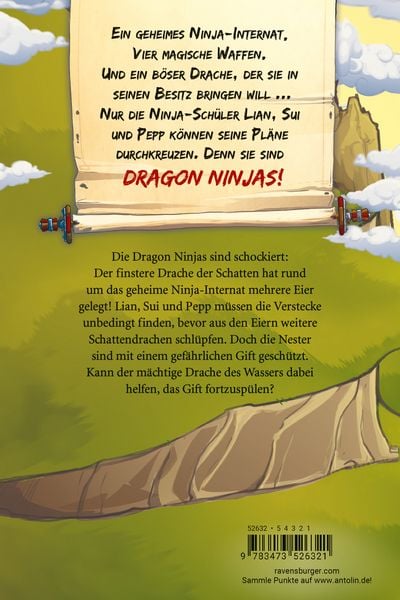 Produktbild: Dragon Ninjas, Band 6 - Der Drache des Wassers