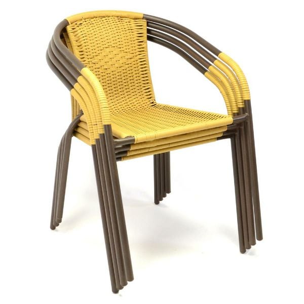Produktbild: 4er Set Bistrostuhl Balkon Gartenstuhl