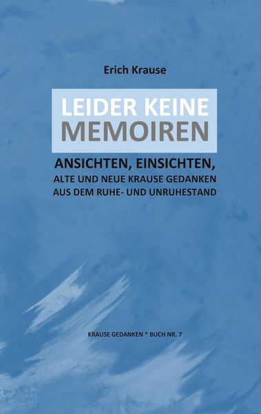 Produktbild: Leider Keine Memoiren