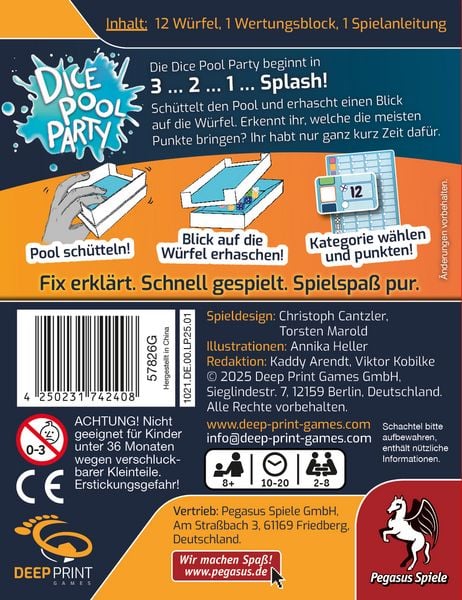 Produktbild: Dice Pool Party (Deep Print Games)