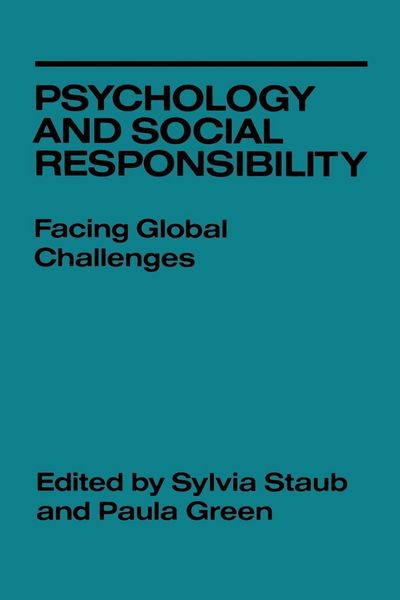 Produktbild: Psychology and Social Responsibility